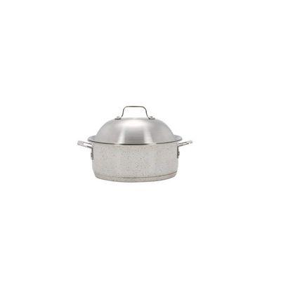 Bon Chef 60001DESERT 4 qt Hotstone Desert Cucina Saut Use with Lid - Induction Bottom