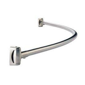 Bobrick B-4207x60 Curved Shower Curtain Rod - Satin Stainless Steel, 60" L