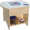 Wood Designs Brilliant Light Table for Kids with Color Changing Remote Control, 30" Educational Light Table with Storage for Home, Preschool, Kindergarten, 991313-CAN view 3