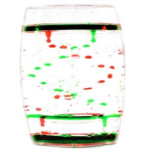 AZ Trading & Import TG428 Red Green Liquid Motion Timer, Red Green
