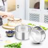 TeamFar 6 Inch Cake Pan, 6 x 3 Deep Round Cake Pan Tier Baking Pans Set Stainless Steel, For Baking Steaming Serving, Healthy & Toxic Free, Deep & Straight Size, Oven & Dishwasher Safe - Set of 4 view 4