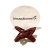 NESSASTORES - Carved Tripod Wood Stand Holder 2" #JC-044 (120 pcs) view 2