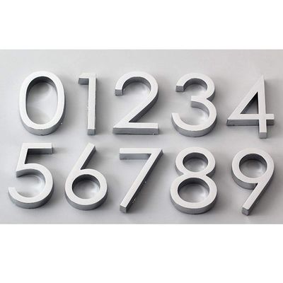 1pc 3D Numeral Door Plaque, Acrylic Plating Gate House Number Plates Stickers, 0-9 Plastic Number Tag Sticker For Hotel/House/mailbox/Shop Door Number Plates (Color : 1)