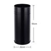 Umbrella Racks WXYZ Stainless Steel Umbrella Stand, Stable Non-Slip Base, Home Hotel Office Large Capacity Umbrella Bucket Black White Red Silver 50x22cm (Color : Black) view 2