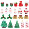 BESPORTBLE Christmas Miniature Ornaments,Resin Ornament Attractive Christmas Element Artificial Landscape Decoration Resin Craft Desktop Adornment for Home 23 Pcs view 1