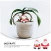 BESPORTBLE Christmas Miniature Ornaments,Resin Ornament Attractive Christmas Element Artificial Landscape Decoration Resin Craft Desktop Adornment for Home 23 Pcs view 2