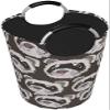 YISONG Round Laundry Basket, Black Footed Ferret Laundry Hamper Bucket Collapsible Clothes Bag 82 L Bins for Kids Room Toy Organizer Washing Bin Sorter Dirty Clothes Blanket Laundry Box view 3