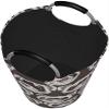 YISONG Round Laundry Basket, Black Footed Ferret Laundry Hamper Bucket Collapsible Clothes Bag 82 L Bins for Kids Room Toy Organizer Washing Bin Sorter Dirty Clothes Blanket Laundry Box view 4