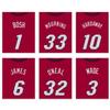 TnT Prints Miami Heat Poster Set, 6x8x10 Unframed Sports Prints, NBA Wall Art, Home Office Decor view 1