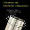 Umbrella Racks WXYZ Black Stainless Steel Umbrella Stand, with Hooks Can Store More Than 20 Umbrellas, 50x22cm for Office, Hotel and Shopping Malls view 4