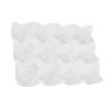 OSALADI 12 Cups Egg Tray Holder Ceramic Egg Container Organizer Decorative Serving Dish Plate for Refrigerator Fridge Countertop Kitchen (White) view 1