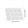 OSALADI 12 Cups Egg Tray Holder Ceramic Egg Container Organizer Decorative Serving Dish Plate for Refrigerator Fridge Countertop Kitchen (White) view 2