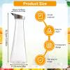1400ML Plastic Water Pitcher, Unbreakable Acrylic Transparent Juice Bottle Beverage Dispenser Slim Water Carafe with Lids and Spout for Drinks, Iced Tea, Mimosa Bar Supplies (1PCS) view 2