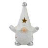 17" LED Lighted White and Gray Gnome Christmas Tabletop Decoration view 1