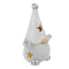 17" LED Lighted White and Gray Gnome Christmas Tabletop Decoration view 2