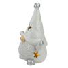 17" LED Lighted White and Gray Gnome Christmas Tabletop Decoration view 4