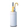 Umbrella Racks WXYZ Stainless Steel Umbrella Stand, Stable Non-Slip Base, Home Hotel Office Large Capacity Umbrella Bucket Black White Red Silver 50x22cm (Color : White) view 1