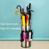 Umbrella Racks WXYZ Stainless Steel Umbrella Stand, Waterproof and Rust-Proof Household Hotel Umbrella Bucket, Can Store More Than 20 Umbrellas, 50x22cm view 4
