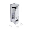 axentia Hanging Soap Dispenser, Silver/Transparent, ca. 7,5 x 19 x 8,5 cm view 4