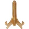 Bard's Hinged Gold-toned MDF Wood Plate Stand, 9" H x 7.25" W x 5" D (For 9" - 10.5" Plates), Pack of 12 view 1