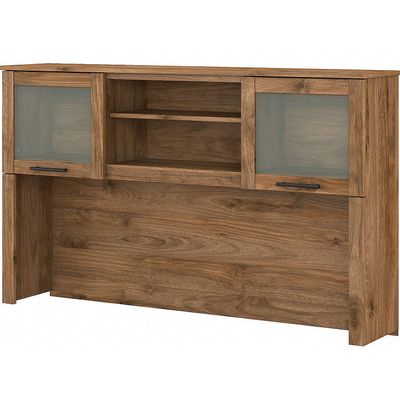 Bush Home Somerset 60W Desk Hutch in Fresh Walnut