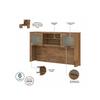 Bush Home Somerset 60W Desk Hutch in Fresh Walnut view 3