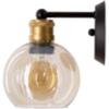 Livabliss BlancheWall Sconce,8"L x 6"W x 8"H,Black view 2