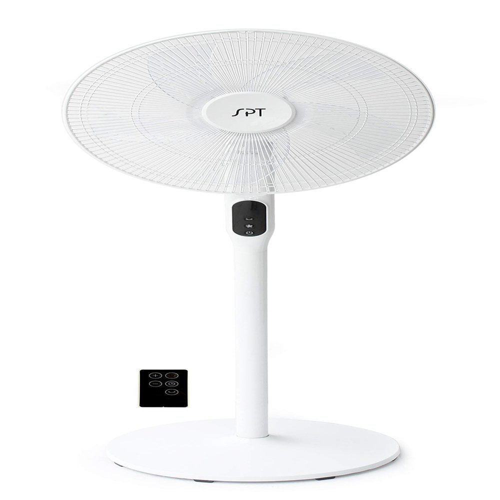SF-16D48W: 16 DC-Motor Energy Saving Stand Fan with Remote and Timer  Piano White