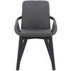 Armen Living Greisen Modern Wood Dining Room Chair, Grey/Charcoal view 4