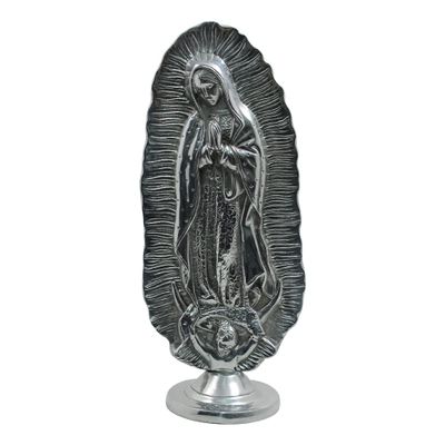 Decorative Pewter Our Lady of Guadalupe Tonantzin