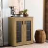 Coaster Bristol 31.5-Inch Shoe Cabinet with Storage, Golden Oak 951107 view 2