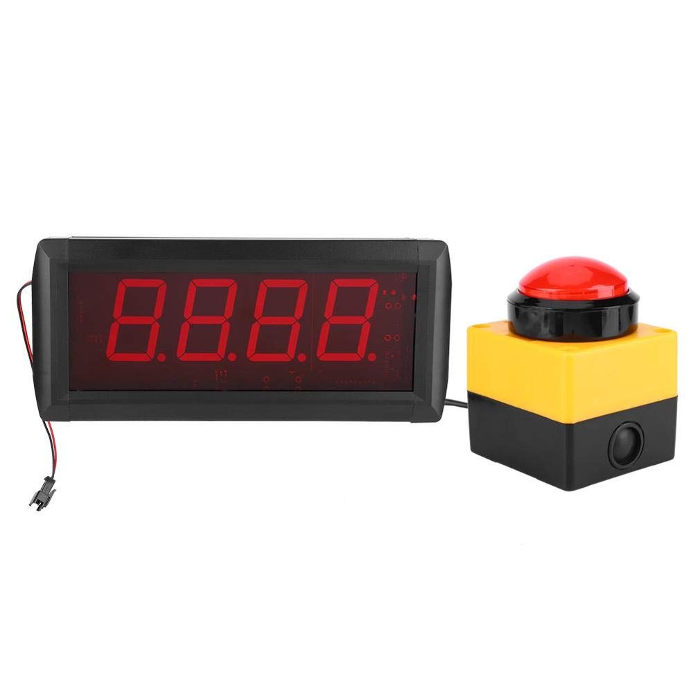 Countdown Timer,10 Seconds LED Digital Display Timer,with Remote Control,for Mall Promotion,Advertising(US)