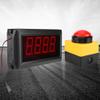 Countdown Timer,10 Seconds LED Digital Display Timer,with Remote Control,for Mall Promotion,Advertising(US) view 3
