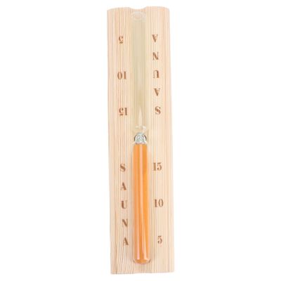 Cabilock 1pc Wooden Timer for Sauna Dry Steam Room Reminding Timer Design Easy to Operate Transparent for Indoor Use