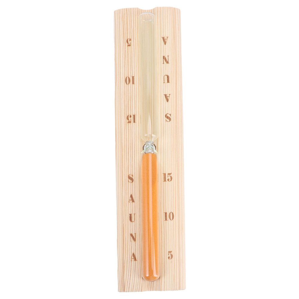 Cabilock 1pc Wooden Timer for Sauna Dry Steam Room Reminding Timer Design Easy to Operate Transparent for Indoor Use