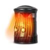 BLACK+DECKER 360-Degree Surround Heater and Fan Combo, 360 Space Heater for Office Desk, Home Office & Personal Use Desk, 2 Heat & Fan Only Settings, Adjustable Thermostat, BHDS156, Black view 1