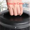 BLACK+DECKER 360-Degree Surround Heater and Fan Combo, 360 Space Heater for Office Desk, Home Office & Personal Use Desk, 2 Heat & Fan Only Settings, Adjustable Thermostat, BHDS156, Black view 4