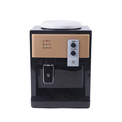 Electric Hot Cold Water Cooler Dispenser, Edition Top Loading Countertop Water Dispenser, Auto Hot and Cold Control Water Dispenser for Office Desk, Bedside Cabinet, Tea Table