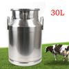 20L/30L Stainless Steel Milk Can Milk bucket Wine Pail Water Bucket Oil Barrel Tea Silicone seal Transport Cans with Sealed Lid Heavy Duty Wine Pail Liquid Storage (30L) view 2