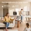 LEVOIT Humidifiers for Bedroom Large Room Home, (6L) Cool Mist Top Fill Essential Oil Diffuser for Baby & Plants, Smart App & Voice Control, Rapid Humidification & Auto Mode - Quiet Sleep Mode, Gray view 3