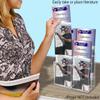 Marketing Holders 6 Pack Brochure Holder with Hardware for 4" Trifolds or Rack Cards Bin Clear Acrylic Flyers Caddy for Counters Space Saving Organizing Caddy for Welcome Centers and Schools view 2