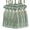 DCOPRO 3" (7.5cm) Basic Chainette Tassel with 1" (2.5cm) Loop | Decorative Craft Tassel # BT3, Beach Green #PR10 (Light Green, Green Blue, Khaki Beige) Set of 12 view 1