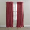 BrylaneHome Poly Cotton Canvas Back-Tab Panel - 48" W 84" L, Navy view 2