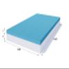 FoamyFoam Mattress Replacement/Bunk 4x 28" x 72 Cooling Gel Memory Foam, Medium Firm Support, Pressure Relief, RV Travel Camper Trailer Truck, Cover Not Included, Made in USA view 2