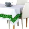 Fabric Textile Products, Machine Washable, 100% Milliken Polyester, Tablecloths, Clover Arches Garland (60" x 60") view 1