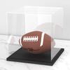 Display Case with Black Velvet Base, Simple Self-Assembly Clear Acrylic Display Box with Lid, 11 Inch Cube Countertop Box for Collectibles, Home Organization (11x11x11 inch) view 1