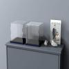 Display Case with Black Velvet Base, Simple Self-Assembly Clear Acrylic Display Box with Lid, 11 Inch Cube Countertop Box for Collectibles, Home Organization (11x11x11 inch) view 2