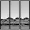 SIGNWIN 3 Piece Framed Canvas Wall Art Black and White Landscape Canvas Prints Home Artwork Decoration for Living Room,Bedroom - 16"x24"x3 Panels view 1