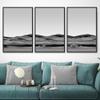 SIGNWIN 3 Piece Framed Canvas Wall Art Black and White Landscape Canvas Prints Home Artwork Decoration for Living Room,Bedroom - 16"x24"x3 Panels view 3