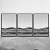 SIGNWIN 3 Piece Framed Canvas Wall Art Black and White Landscape Canvas Prints Home Artwork Decoration for Living Room,Bedroom - 16"x24"x3 Panels view 4